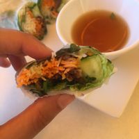 Spring Rolls  at Loving Hut in Menton