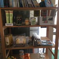 Vegan products  at Loving Hut in Menton