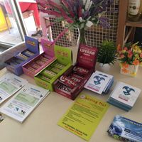 Vegan bars  at Loving Hut in Menton