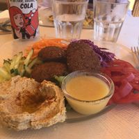 Salad Falafel  at Loving Hut in Menton