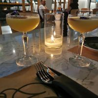 Cocktails at The Finch in Santorini