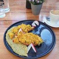  at Arabigos Coffee House in La Fortuna