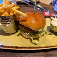 Vegan Burger at Cuan Mor in Oban