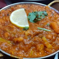 Vegetable Dhansak at Passage To India in Whitby