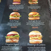 Burger menu at Kundalini do Cerrado - Asa Norte in Brasilia