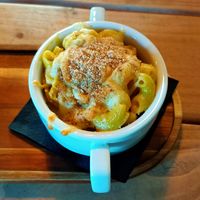 Vegan Spiced Mac 'n' Cheese at Camel & Artichoke in South East London