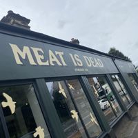 I hope they’re right!  at Meat is Dead in Leeds