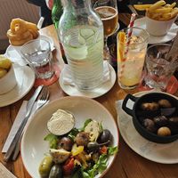 Selection of vegan tapas items at Bareca in Scarborough