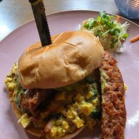 Breakfast burger at Emmi's Kitchen in Augsburg