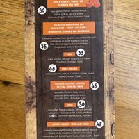 Sandwich Karte at Vrata O Grada in Trogir