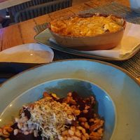 Vegan lasagna and beetroot salad no cheese at Vrata O Grada in Trogir