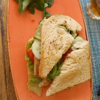 Vegan sandwich at Vrata O Grada in Trogir