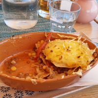 lasagne with vegan cheese, lentils chickpeas, corn and more vegetable at Vrata O Grada in Trogir