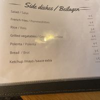 Side dishes   at Vrata O Grada in Trogir