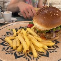 Veggie burger  at Vrata O Grada in Trogir