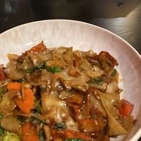 Drunken noodle with mock bbq pork   at Taste of Asia Shellharbour  in Shellharbour