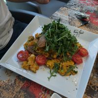 Curcuma stir-fry (vegetarian) at Herwig Gasser in Vienna