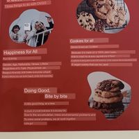 Cookie menu - translated by Google translate (notoriously sketchy…)  at Ovgo B.A.K.E.R Edo St in Tokyo