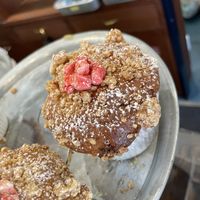 Strawberry cheesecake muffin! Amazing   at Ovgo B.A.K.E.R Edo St in Tokyo