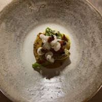 Vegan main dish (cabagge, onion, rice crispies) at Pelegrini in Sibenik