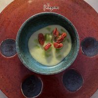 Vegan starter (cucumber) at Pelegrini in Sibenik