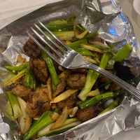 Mongolian beef  at Asian Vegan Bistro in Bakersfield