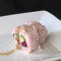 Beetroot sushi  at Asian Vegan Bistro in Bakersfield