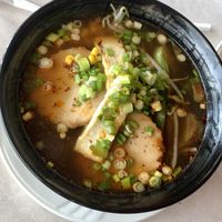 Spicy Shoyu ramen  at Asian Vegan Bistro in Bakersfield