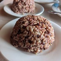 Brown rice at Asian Vegan Bistro in Bakersfield