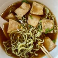 King Oyster Mushroom Ramen 🍜   at Asian Vegan Bistro in Bakersfield