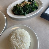 Chinese broccoli   at Asian Vegan Bistro in Bakersfield