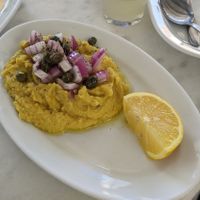 Fava at Lotza in Santorini