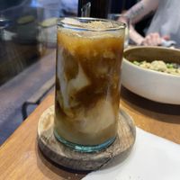 Coconut milk iced coffee. 3/10, needed more coconut and less ice.  at NIYA in Casablanca