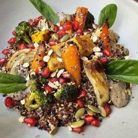 Seasonal grain bowl  at NIYA in Casablanca