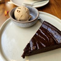 Flourless chocolate cake  at NIYA in Casablanca