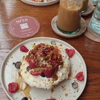 Pancakes & Iced coffee   at NIYA in Casablanca