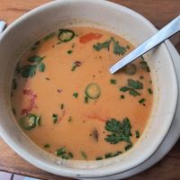 Thai soup at NIYA in Casablanca