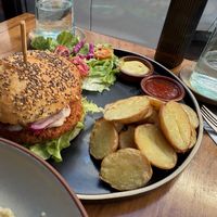 Katsu Machickensh burger at NIYA in Casablanca