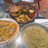 Burger, Pizza and Risotto   at NIYA in Casablanca