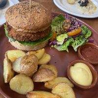 Chicken burger  at NIYA in Casablanca