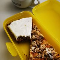 Cake to take away. Bad picture - gorgeous cake☺️ at Cafe Kakadu in Offenburg