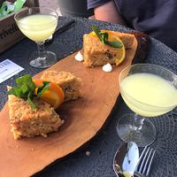 Carrot cake & limoncello at Touché in Assen