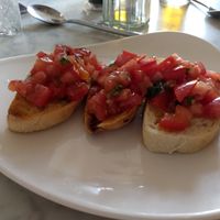 Bruschetta at Amici in Torquay