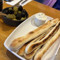 Dough sticks - great!  at Amici in Torquay