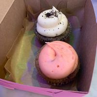 strawberry / cookies & cream at Little Cupcake Bakeshop in New York City