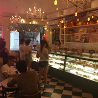 Inside at Little Cupcake Bakeshop in New York City