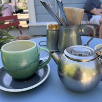 Green tea  at Courthouse Cafe in Collingwood
