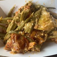 Pickled okra  at Your Local Seitanist in Chattanooga