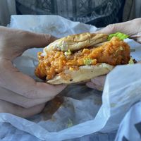 My heart and his sandwich   at Your Local Seitanist in Chattanooga