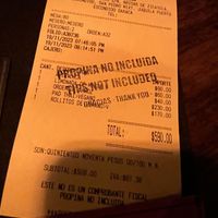 Price for night 1  at Lychee Thai Food in Brisas De Zicatela